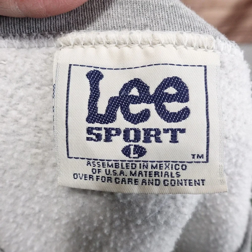 VINTAGE ST LOUIS BLUES HOCKEY EMBROIDERED LEE SPORT CREW NECK SWEATSHIRT SZ L - Picture 8 of 8